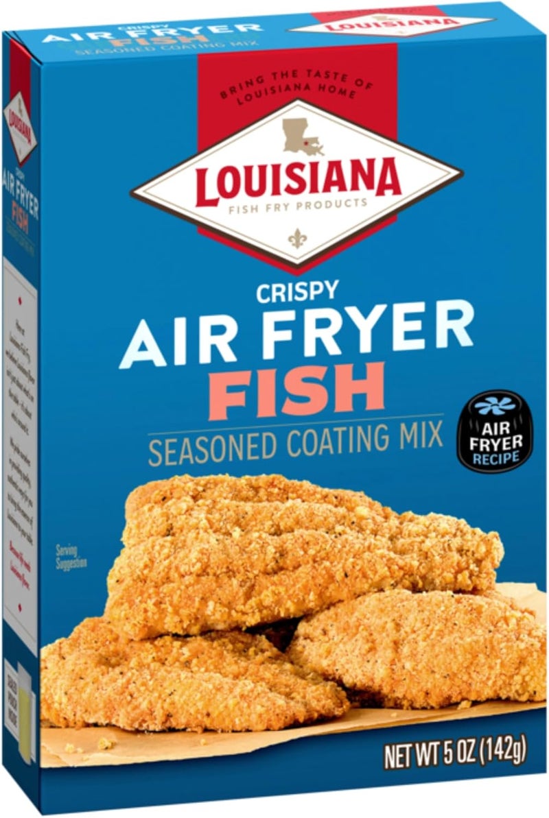 Louisiana Fish Fry Products Louisiana AIR FRYER Seasoned Coating Mix for Fish - 5 oz - Image 1
